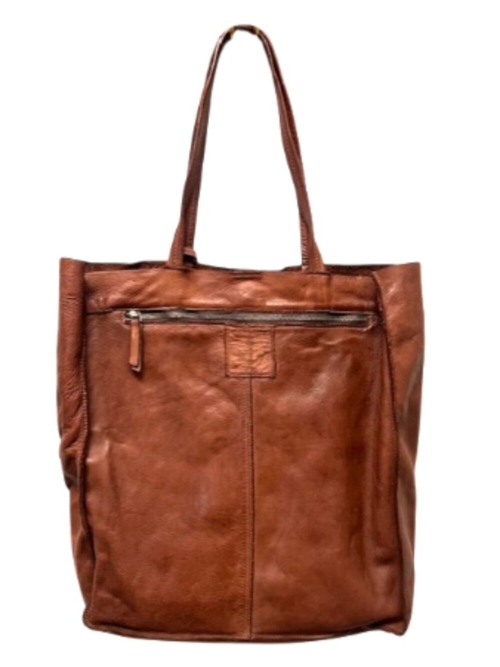 Harbour 2nd Brown Large Leather Tote Shoulder Bag NWT - Picture 4 of 6